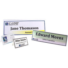 C-Line Products Inc CLI Scored Tent Cardstock White 50 Box