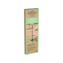 Gardman USA Bird Feeding Station 2 Hook Square Tray, Matte Black