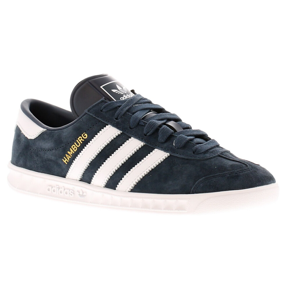 (Navy, 7 (Adults')) Adidas Originals Hamburg Men's Trainers UK Size