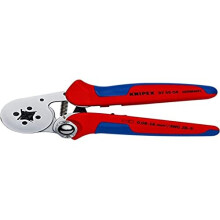 KNIPEX Self-Adjusting Crimping Pliers for wire ferrules with lateral access (180 mm) 97 55 04