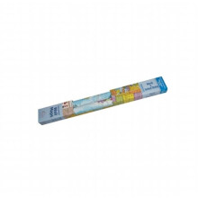 Round World Products Hemispheres Laminated Map Us And