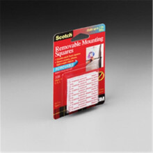 3M Company Mmm Mounting Squares Removable 16 1 Inch Squares Per Pack