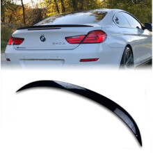 BMW 6 SERIES F13 & M6 COUPE REAR BOOT TRUNK LIP SPOILER GLOSS BLACK UK