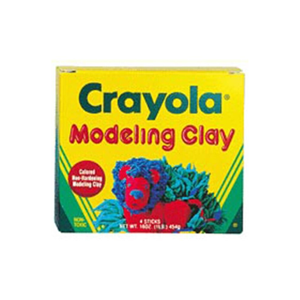 Crayola Llc Formerly Binney & Smith  Modeling Clay 4 Pcs. Rd/Ywith Bl/Gr