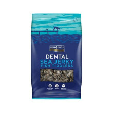FISH4DOGS Dental Sea Jerky Fish Tiddlers - dog treat - 575g
