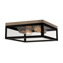 5.12 x 13 x 13 in. Verona Dark Bronze Ceiling Light