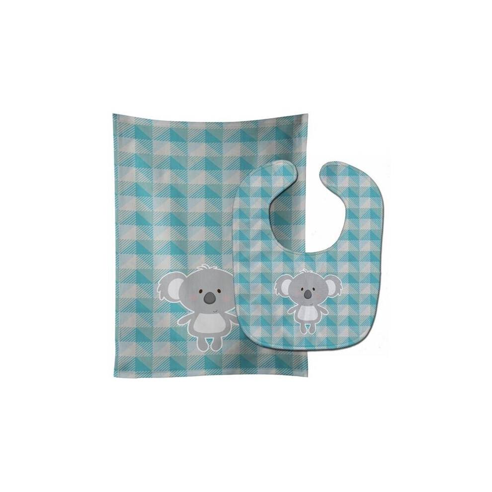 Koala Bear Baby Bib & Burp Cloth Stationx