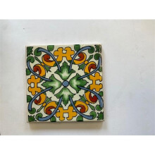 6 x 6 in. Mexican Decorative Tiles, L122 - Pack of 4