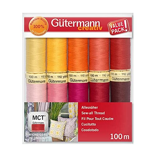 Gütermann Gütermann creativ Sewing thread set with 10 spools Sew-all Thread 100 m 1
