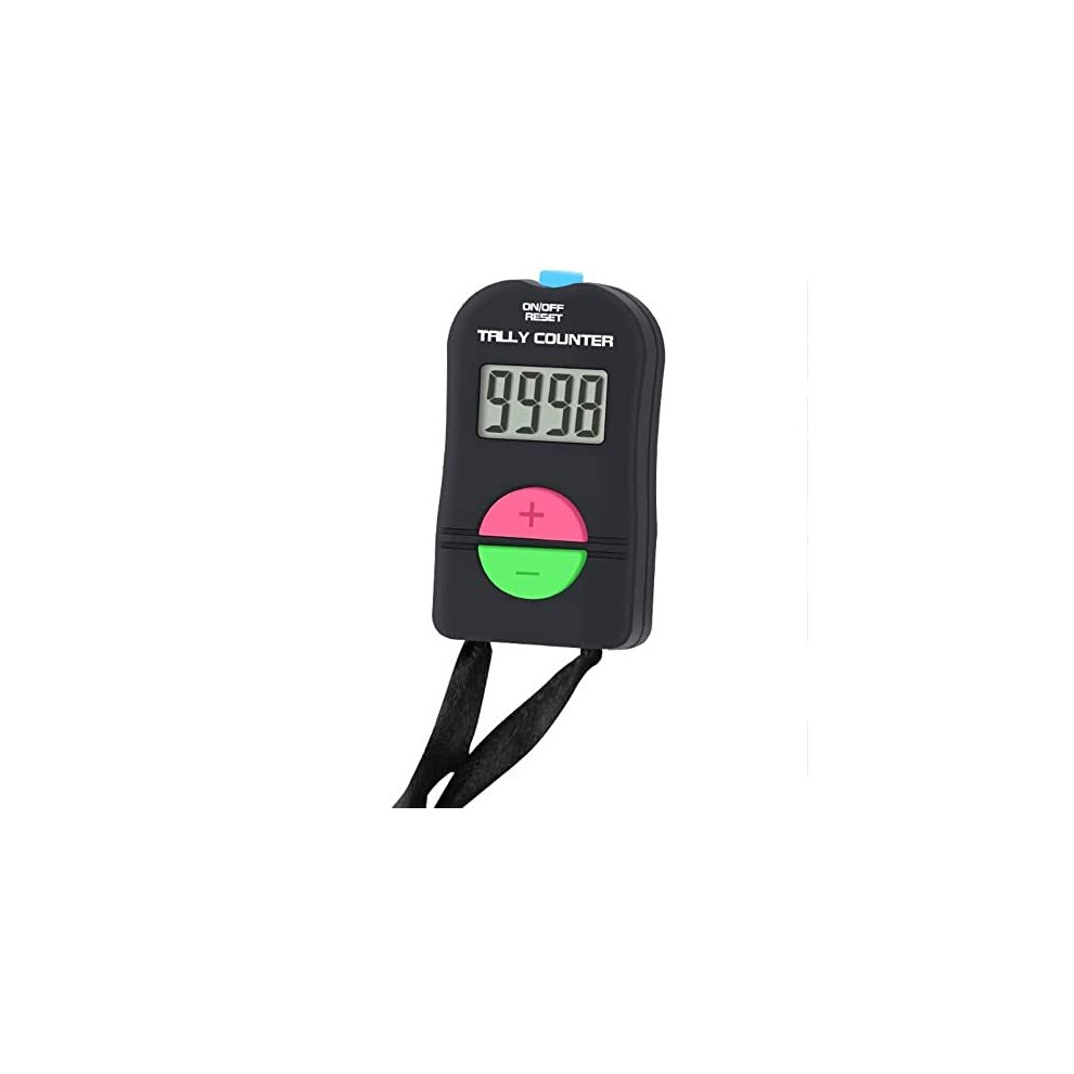 LUPO Digital Hand Tally Counter - Add and Subtract Functions - Electronic Clicker for Golf Gym Security Running