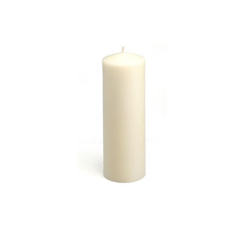 CPZ-048-12 3 x 9 in. Ivory Pillar Candles -12pcs-Case - Bulk-image-OPC-PB6BBQV-NEW