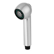 Stainless Steel Kitchen Bathroom Tap Pull-out Faucet Nozzle Shower Spray Head Flexible Setting Replacement Part Rotatable for Cold Hot Water