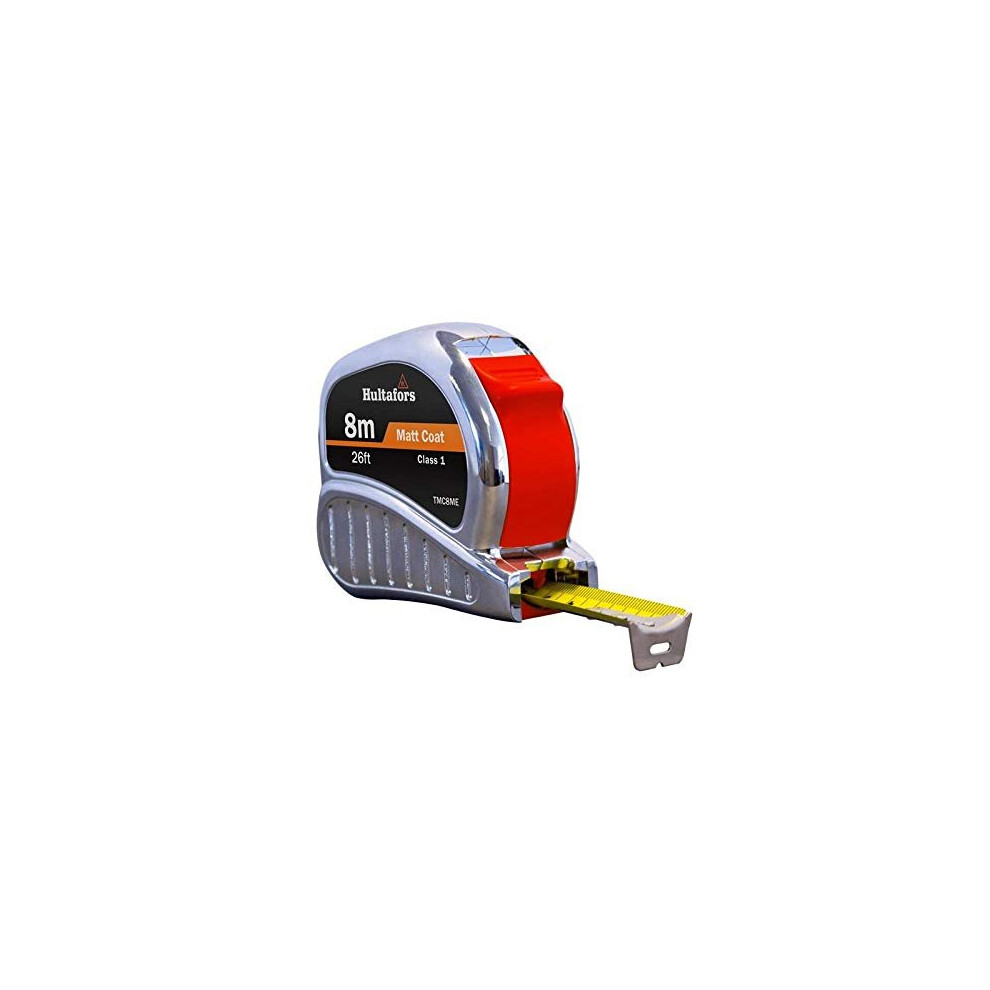 Hultafors Tm8me Chrome Tri-Matic Pocket Tape 8M/26Ft (Width 25Mm) 7317843682113