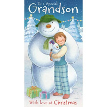 The Snowman and Snowdog Official Grandson Christmas Card
