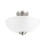 Intense 8.25 x 13 x 13 in. Hudson Brushed Nickel Ceiling Light 1