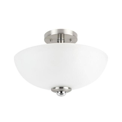 Intense 8.25 x 13 x 13 in. Hudson Brushed Nickel Ceiling Light