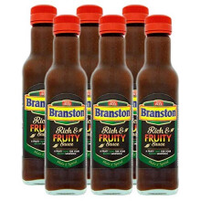 Branston Rich & Fruity Sauce 245g (Pack of 6)