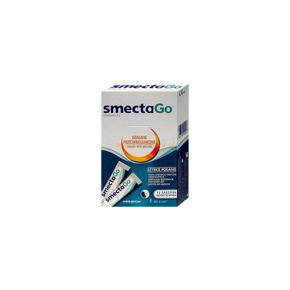 SMECTA GO oral suspension relief diarrhea - 12sachets