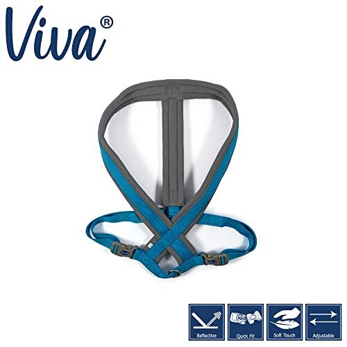 Ancol Viva Padded Harness Blue XL 70-98cm 1