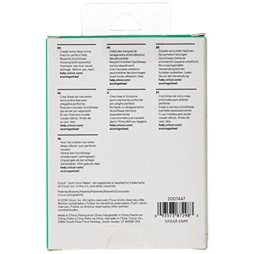 Cricut 2007447 Single Scoring Wheel, Metal, One Size 1