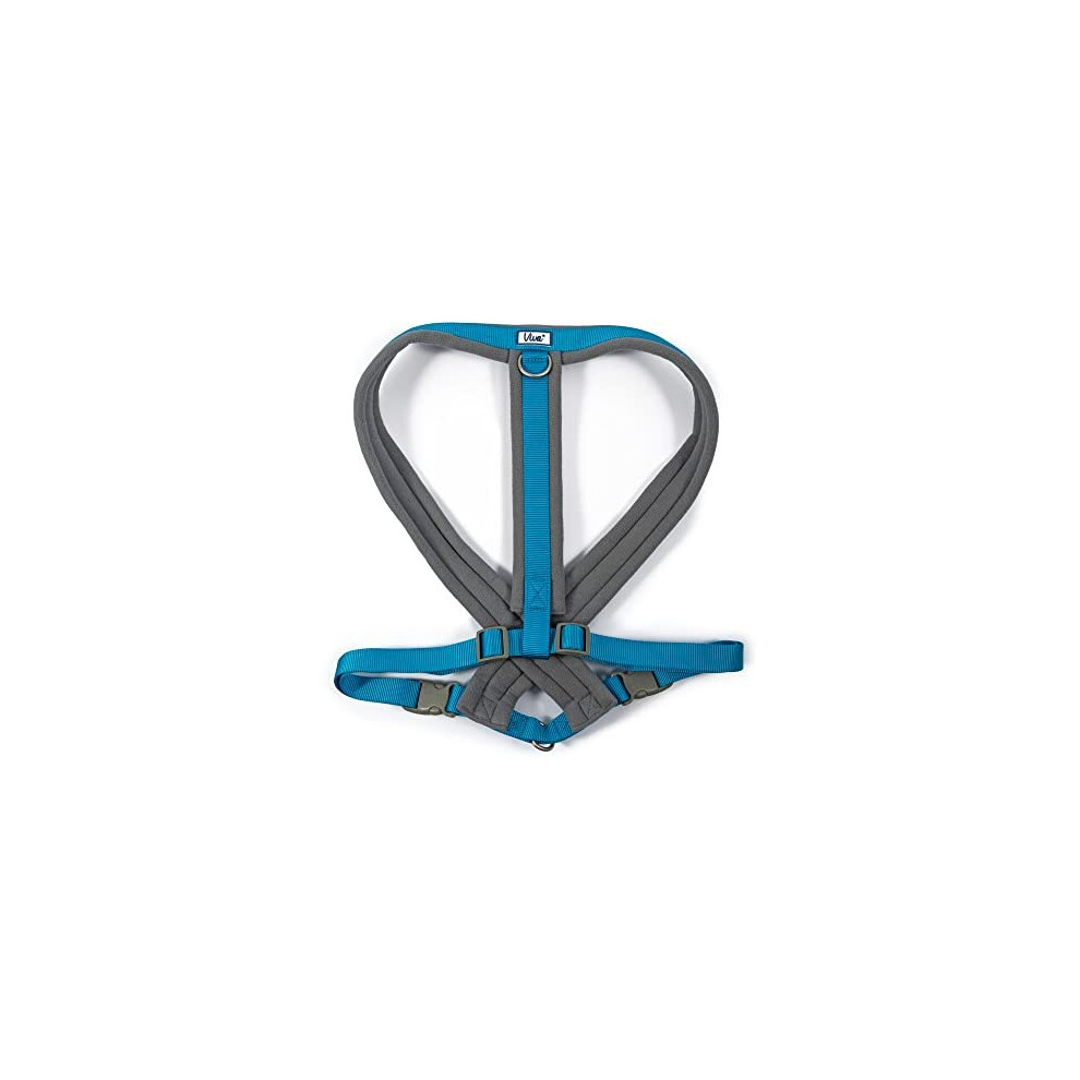 Ancol Viva Padded Harness Xl 70-98Cm Blue