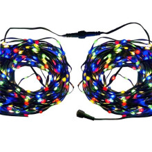 Celebrations 9080841 33 ft. LED Micro 200 Bulb String Christmas Light, Multi Color