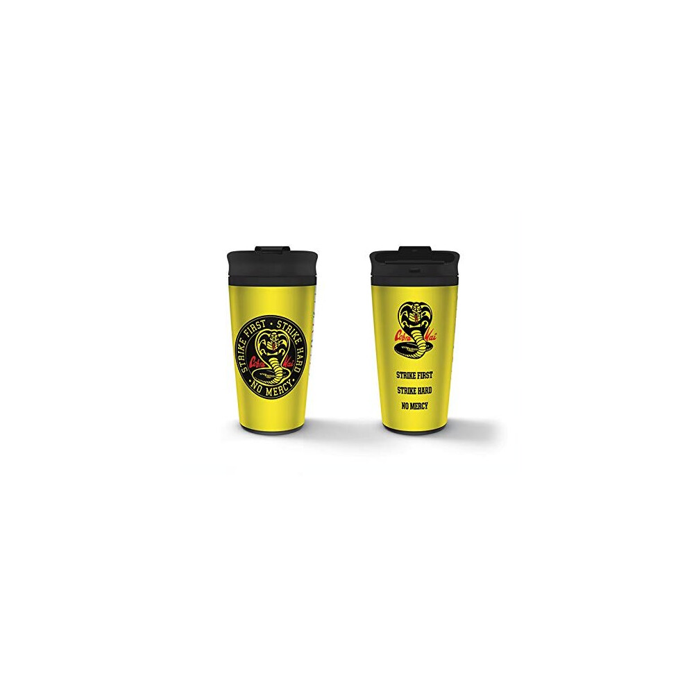 Pyramid International MTM26224 Cobra Kai (No Mercy) Metal Travel Mug, Stainless Steel