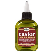 Difeel Castor Pro-Growth Haarolie 2,5 oz. - Gemaakt met Natuurlijke Ricinusolie voor Haargroei