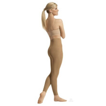 EuroSkins 212-C-S-M Intimates Adult Non-Run Footless Tights, Caramel - Small & Medium