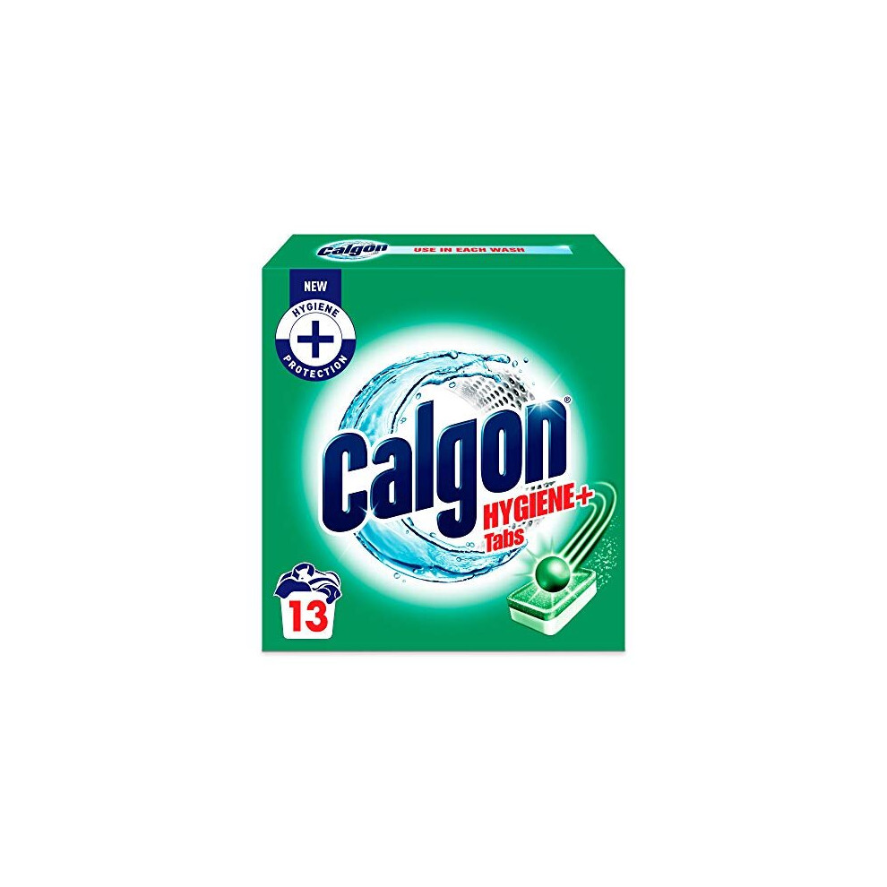 Calgon Hygiene Plus Washing Machine Water Softener, 13 Tablets