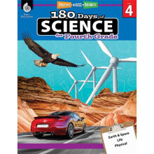 Shell Education 180 Days of Science Book for Grade 4