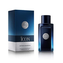 Antonio Banderas Perfumes - The Icon, Eau de Toilette Spray for Men, Amber Woody Fragrance - 100 ml