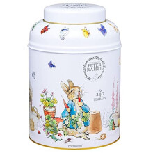 New English Teas Beatrix Potter Tea Caddy with 240 English Breakfast Teabags