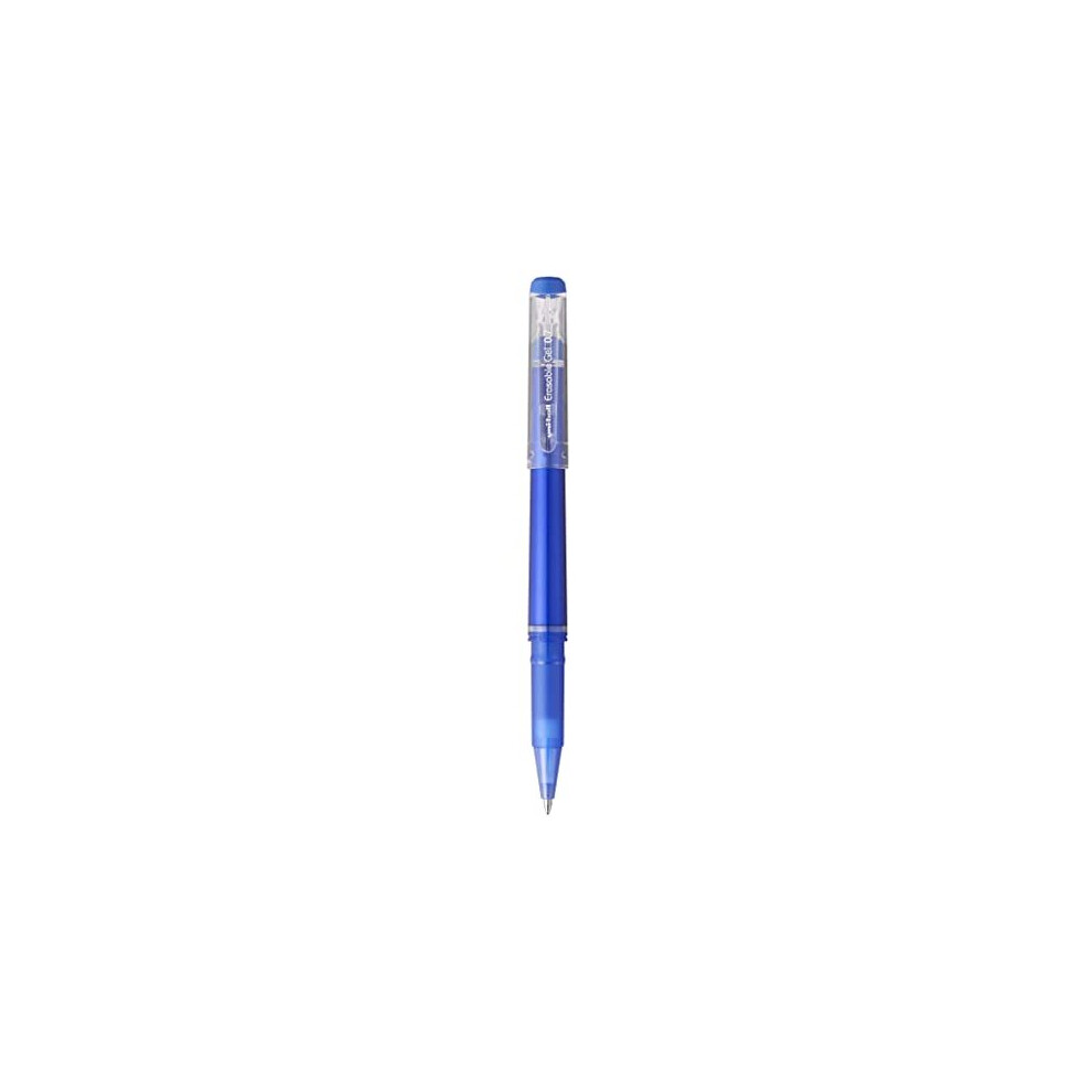 uni-ball UF-222-07 Erasable Rollerball Gel Pens. Premium 0.7mm Ballpoint Tip for Super Smooth Writing, Drawing & Colouring. Pack of 12 Blue
