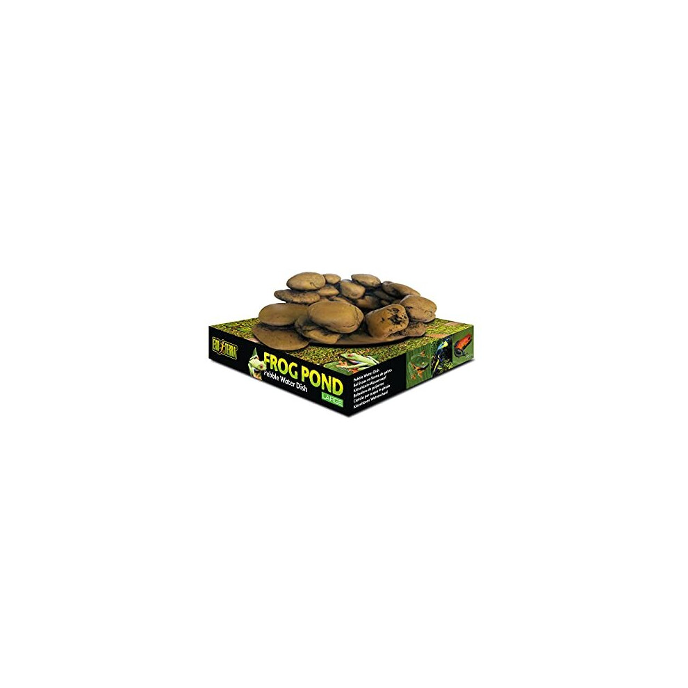 Exo Terra PT3174 Water Bowl for Frogs and Co. Pebble Effect 0.672 kg