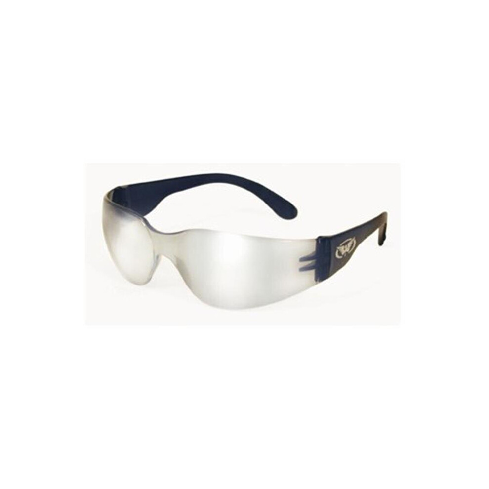 Safety Rider Safety Glasses With Clear Mirror Lens 758218880067
