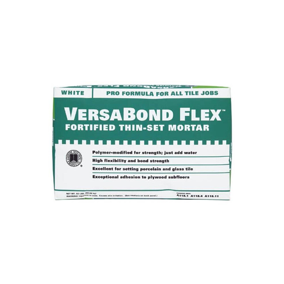 Custom Building Products 50 Lb Versabond Flex Fortified Thin Set Mortar Mtws50 758218415696