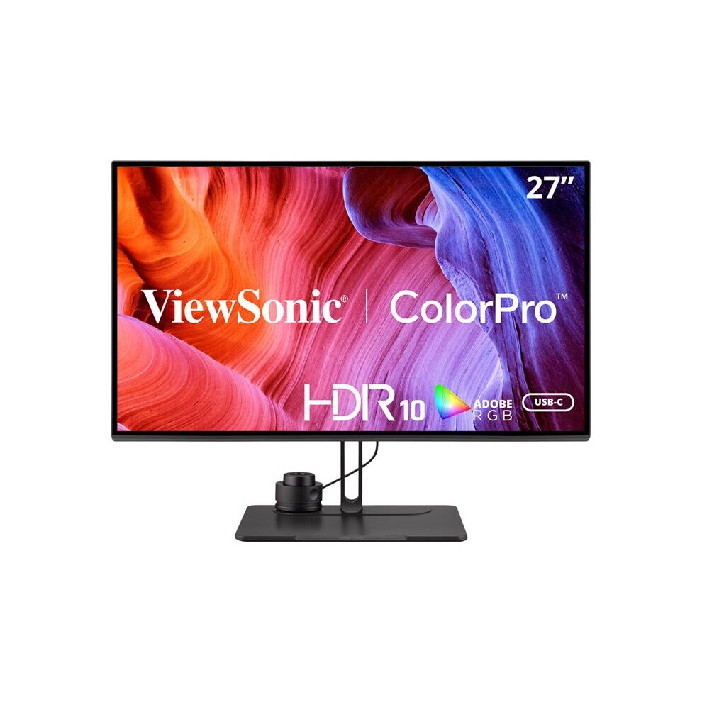 Viewsonic Colorpro Vp2786-4K - Led Monitor - 27" - 3840 X 2160 4K Uhd (2160P) @ 60 Hz - Ips - 350 Cd/M - 1300:1 - Hdr10