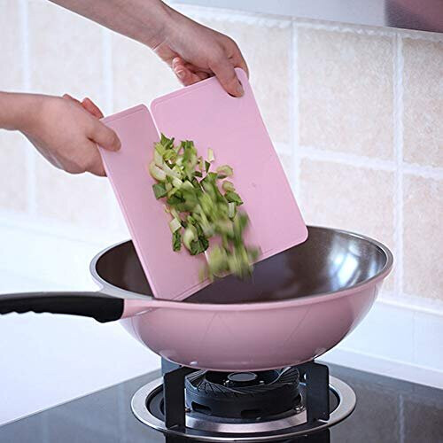 Cutting Board, Foldable Chopping Board Non-Slip Mincing Board Kitchen Accessories 25x20cm Pp Kitchen Chopping Board (Pink) 1