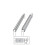 Custom Plastics  Hanging File Rail, Black - 2 ft. & 0.5 in. 1