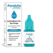 Aqualube | Carmellose 0.5% Lubricant Eye Drops | for Dry Eyes and Irritated Eyes | Contact Lens Friendly Multiuse – 10ml