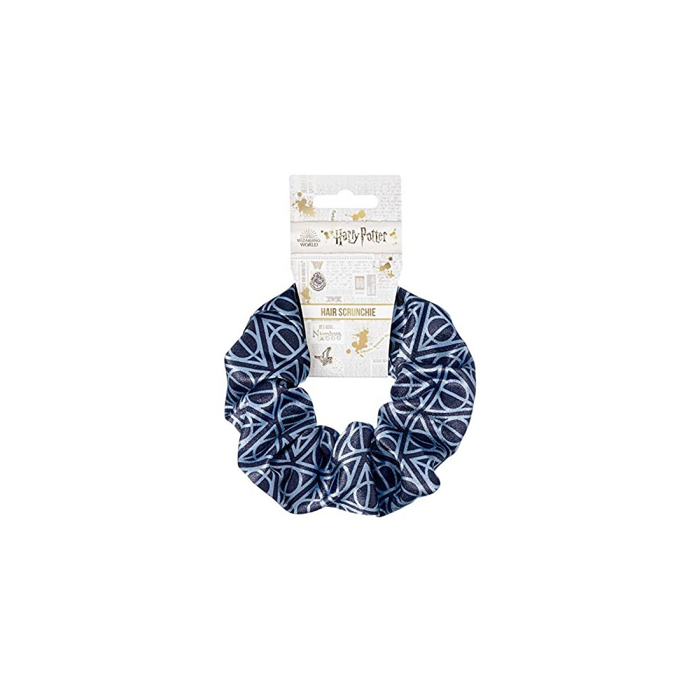 Harry Potter Official Deathly Hallows Hair Scrunchie By The Carat Shop