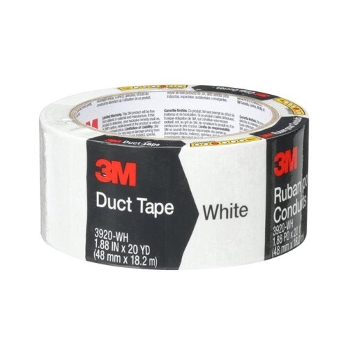 3M 3M  20 Yard Duct Tape, White