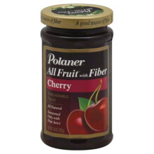 Polaner All Fruit Black Cherry Spreadable Fruit With Fiber, 10 oz, - Pack of 12