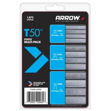 Arrow Fastener Co. 50MP T50 Staple Multi-Pack