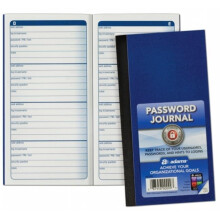 Moore Wallace Na Dba Tops 6.25 in. X 3.25 in. Password Journal