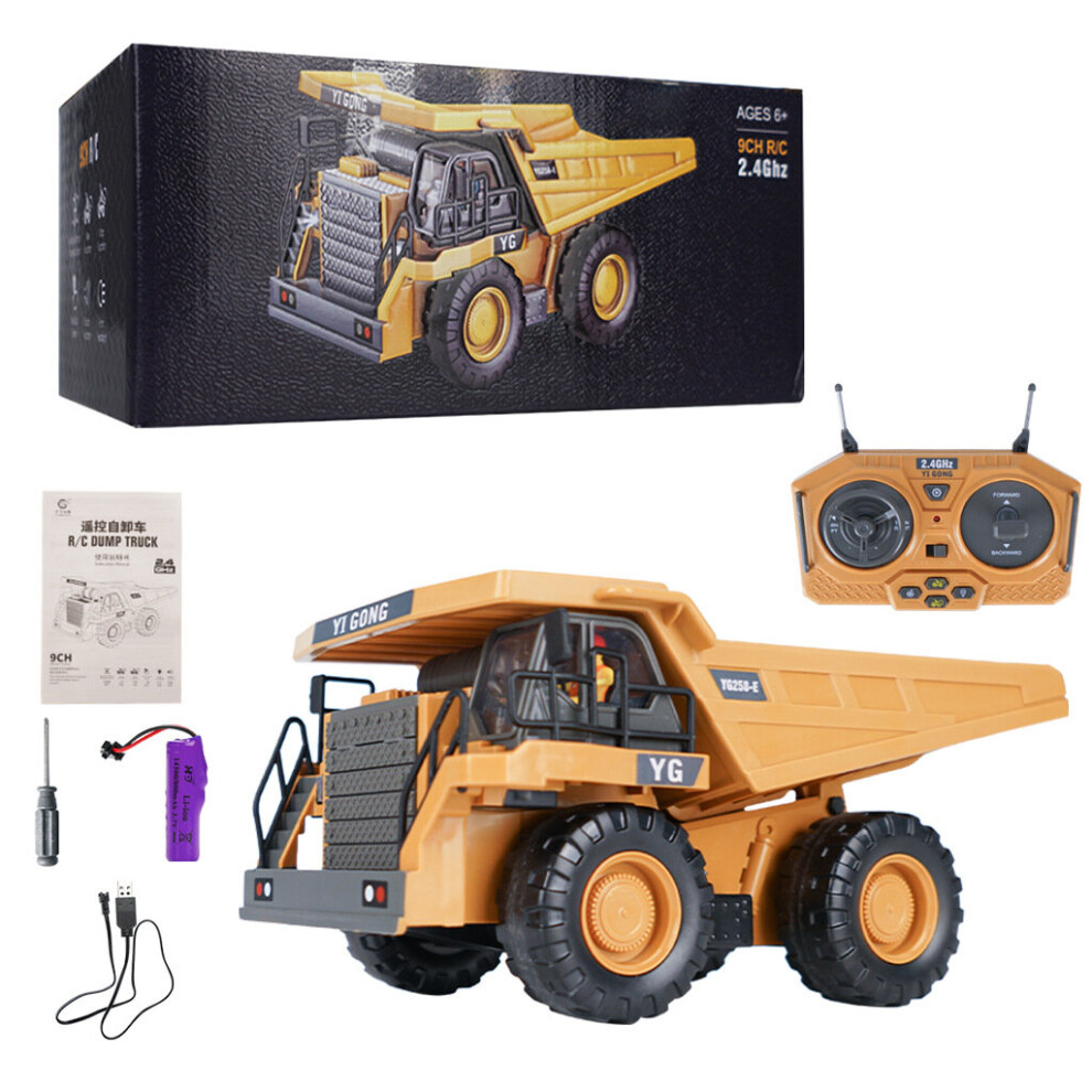 (dumper) 1:20 RC Excavator Dumper Car 2.4G Remote Control Engineering Vehicle Crawler Truck Bulldozer Toys for Boys Kids Christmas Gifts