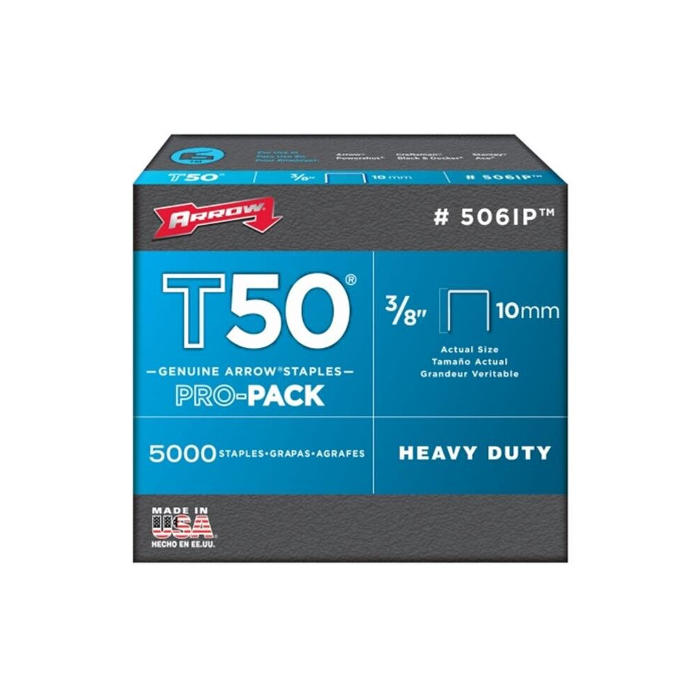 Arrow Fastener Co. .38in. T50 Staples  506IP