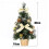 40CM Led Lighted Mini Desktop Artificial Christmas Tree With Gold Pot 3