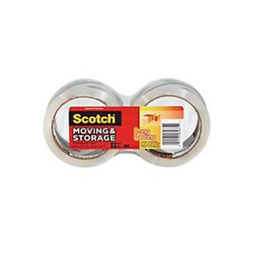3M 3m  3m  1.88 in. X 163 ft. Long Lasting Moving & Storage Scotch Packaging Tape 2 Cou